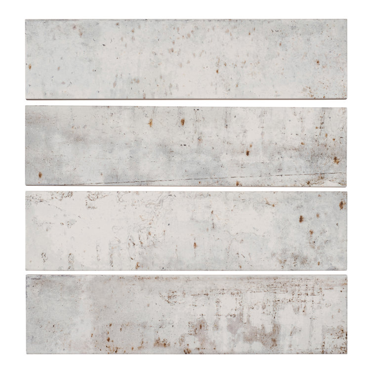 Serenite 4" x 16" Glazed Blue Porcelain Subway Wall Tile