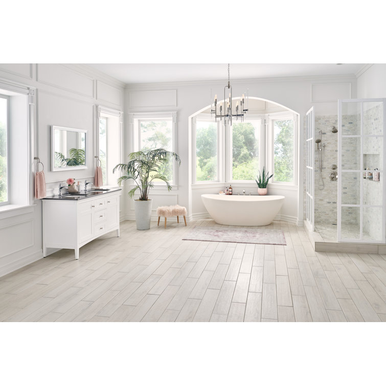 Angora Polished Marble Beveled Mosaic Tile Sheet