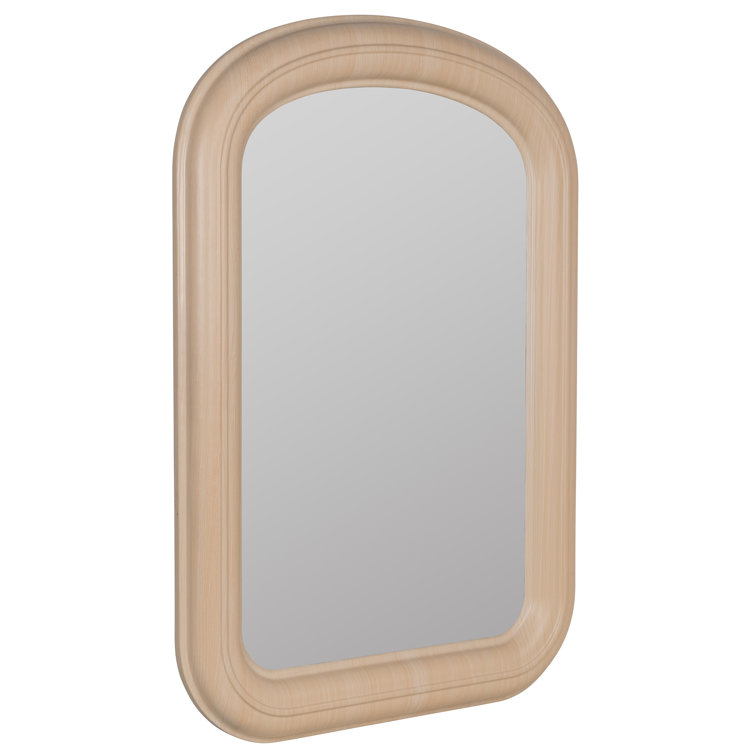 Phoebe Natural Oak Veneer Wall Mirror