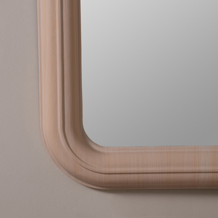Phoebe Natural Oak Veneer Wall Mirror
