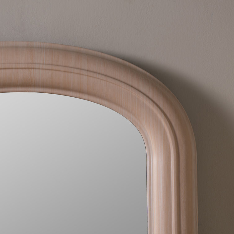 Phoebe Natural Oak Veneer Wall Mirror