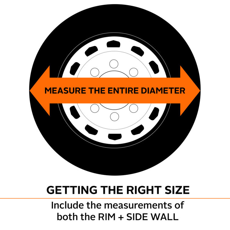 Overdrive Elastic Mildew Resistant Wheel Cover By Classic Accessories