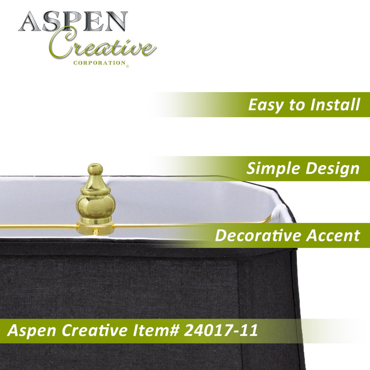 Brass Plated Steel Traditional Lamp Finial