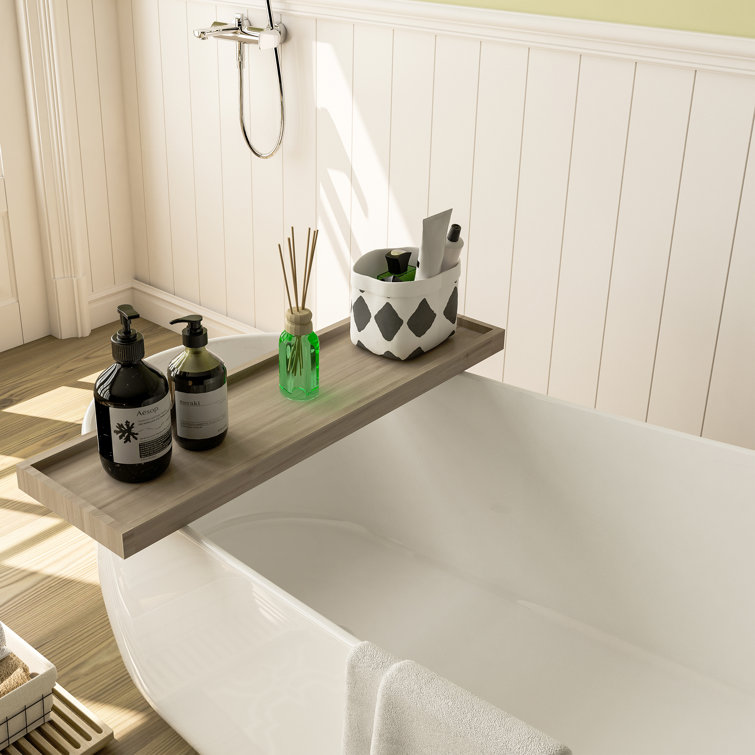 66.9'' Matte White Solid Surface Freestanding Bathtub