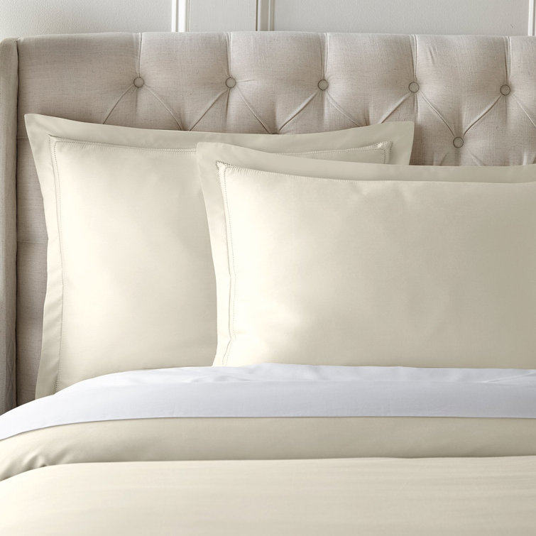 Ivory Queen Egyptian Cotton 3-Piece Duvet Cover Set