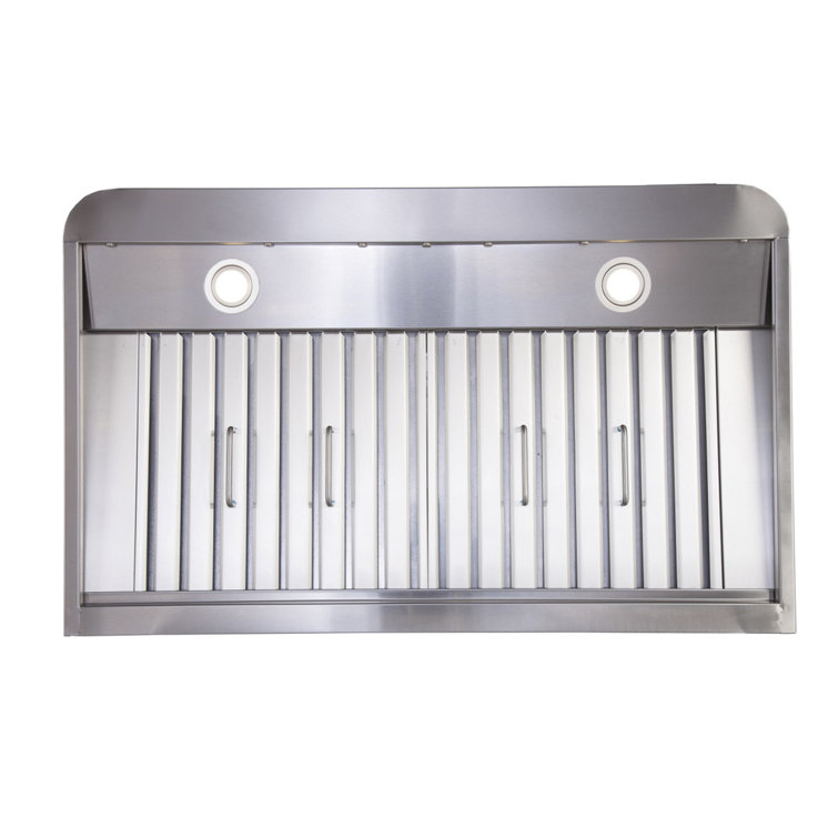 Kucht 36" Stainless Steel Under Cabinet Range Hood with LED Lights