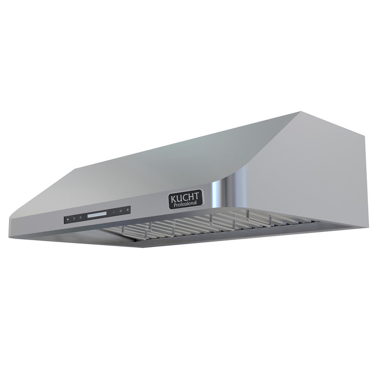 Kucht 36" Stainless Steel Under Cabinet Range Hood with LED Lights