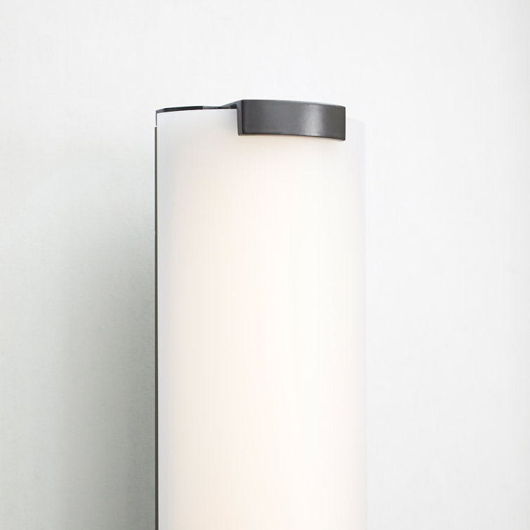 Antique Bronze Dimmable LED Bath Light with Acrylic Shade