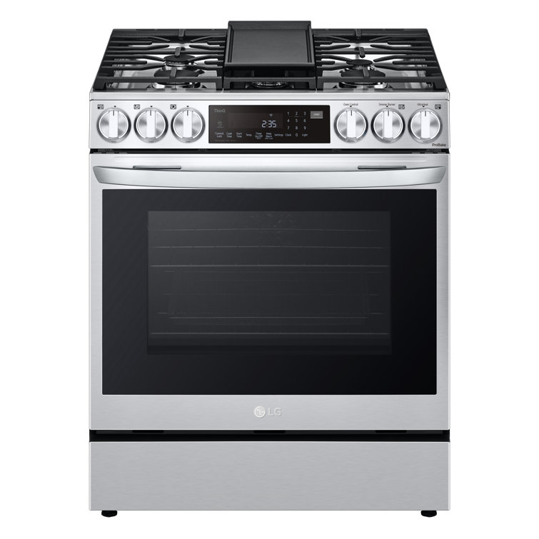 LG 30" Stainless Steel Gas Range with Convection and Air Fry