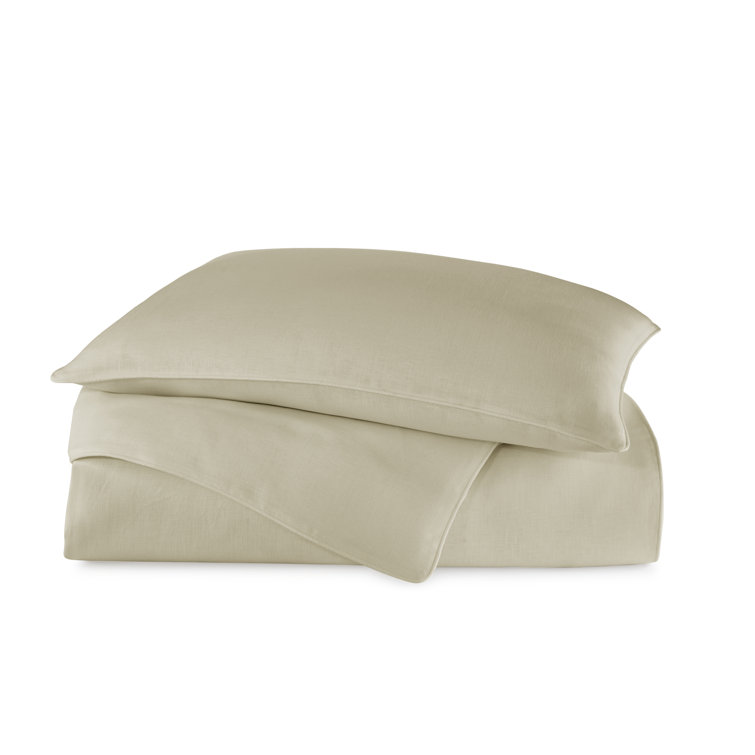 Linen Twin Duvet Cover with Knife Edge Finish