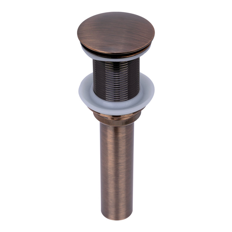 Antique Copper Push Button Bathroom Sink Drain Stopper