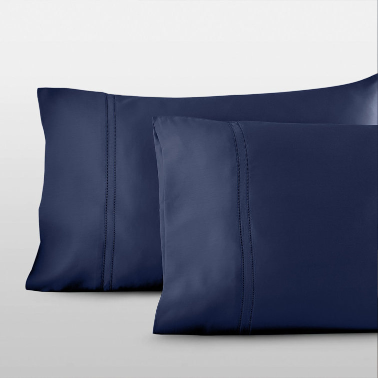 Ivory Egyptian Cotton Standard Pillowcase Set with Envelope Closure