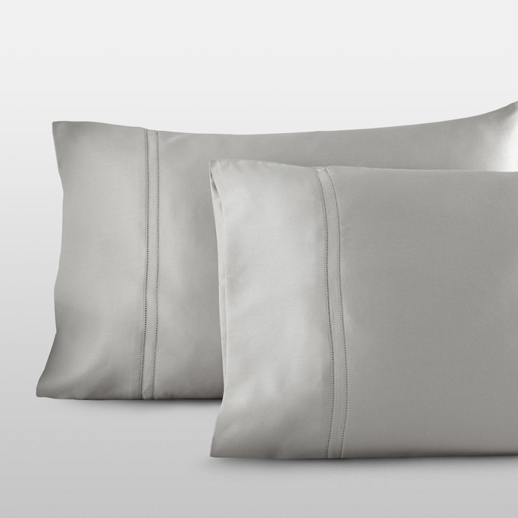 Ivory Egyptian Cotton Standard Pillowcase Set with Envelope Closure