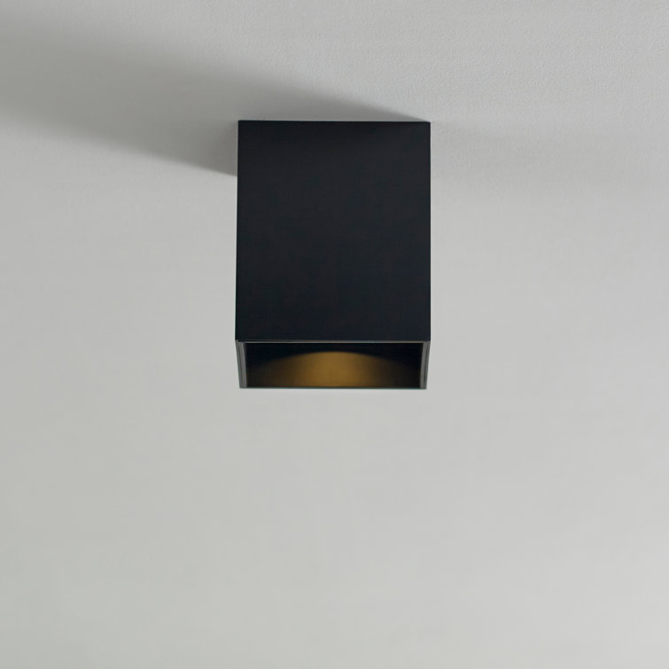 Matte Black LED Island Light with Integrated Bulb