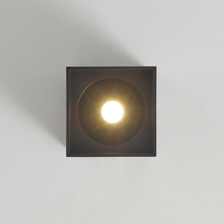 Matte Black LED Island Light with Integrated Bulb