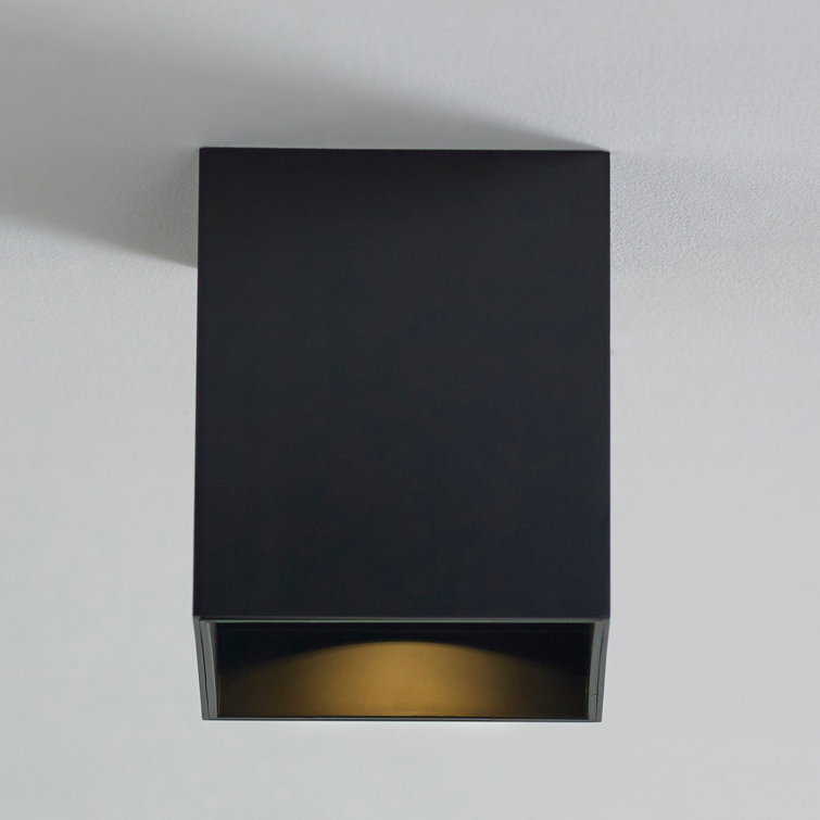 Matte Black LED Island Light with Integrated Bulb