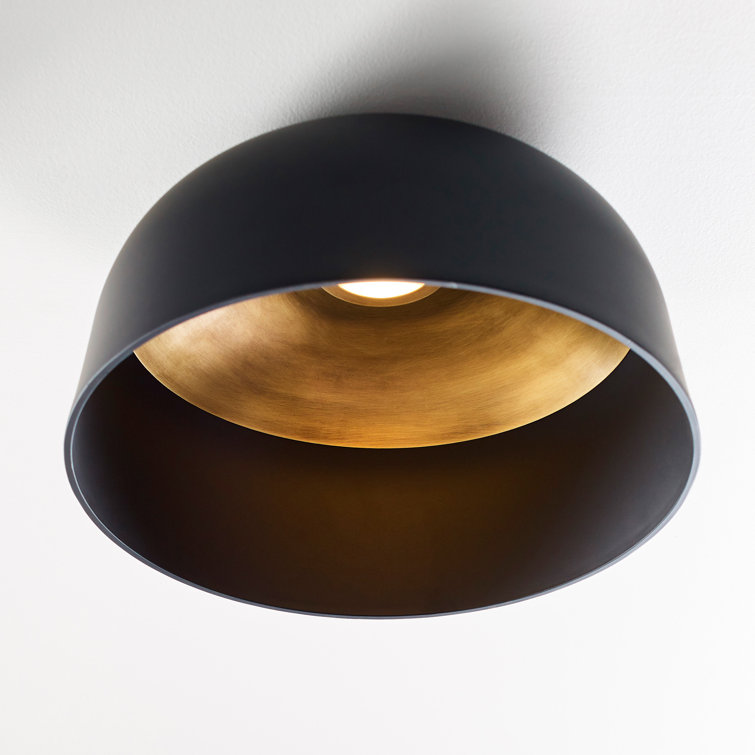 Nightshade Black Aluminum LED Indoor/Outdoor Bowl Light