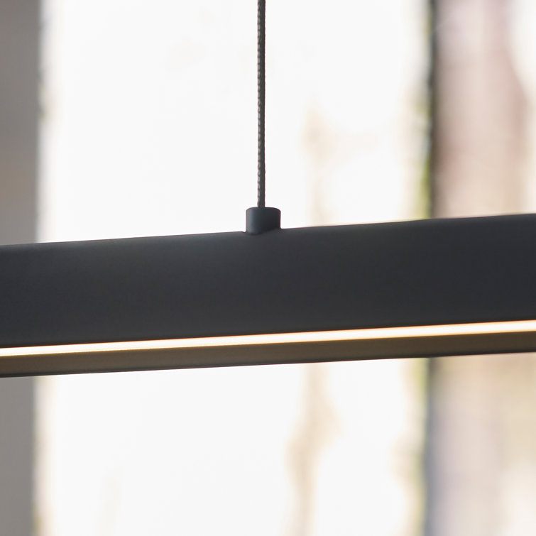 Nightshade Black Dessau 48" Contemporary LED Island Light
