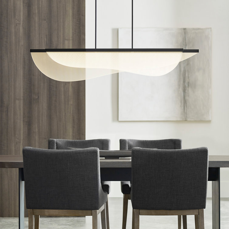 Nyra 72'' Plated Brass LED Linear Suspension Light