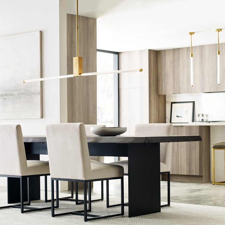 Natural Brass Glass LED Indoor/Outdoor Pendant Light