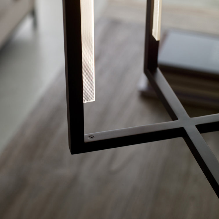 Nightshade Black Glass LED Indoor/Outdoor Pendant Light