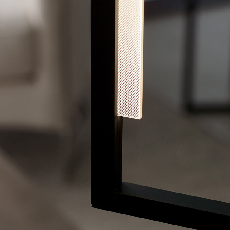 Nightshade Black Glass LED Indoor/Outdoor Pendant Light