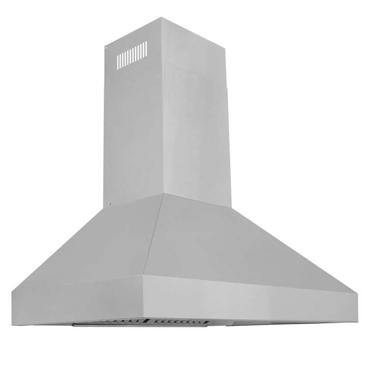 36-inch Stainless Steel Wall Mounted Convertible Range Hood