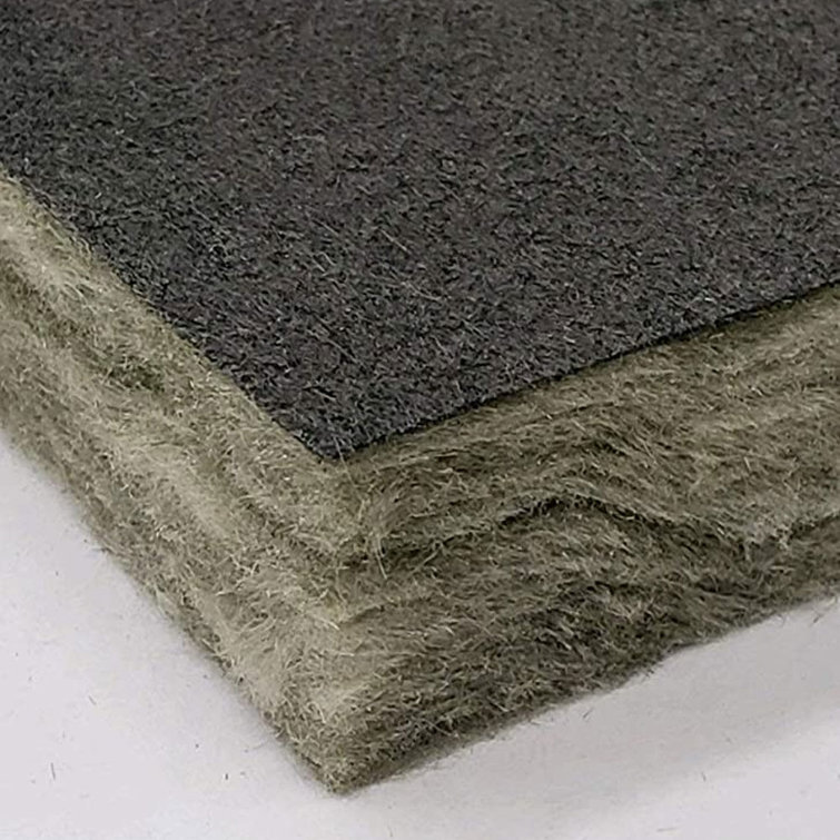 Matte Black Sound Absorbing Acoustic Drop-in Ceiling Tiles