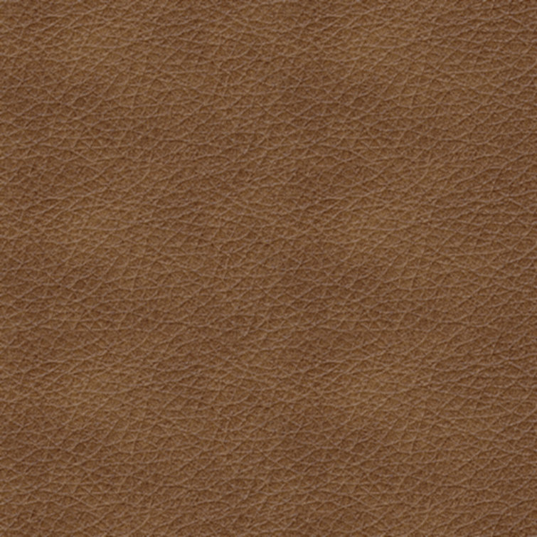 Caramel Faux Leather Queen Sleeper Sofa with Memory Foam Mattress