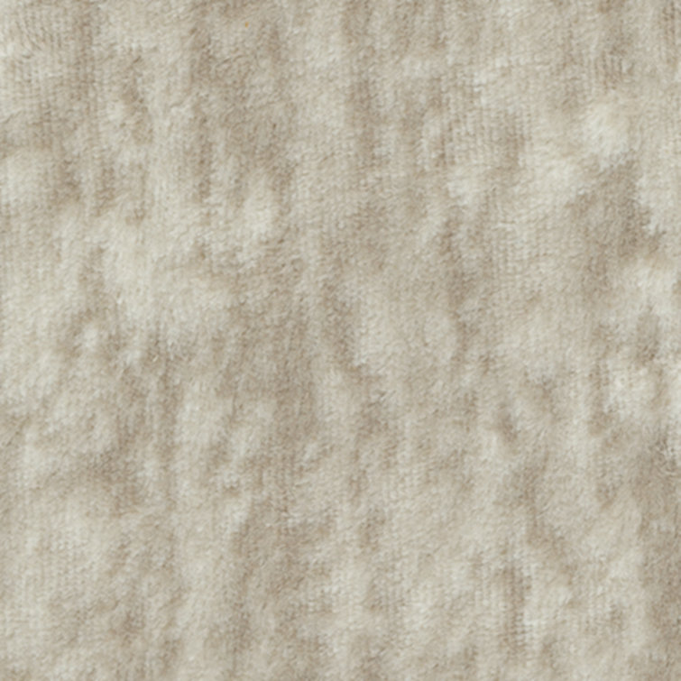 Beige Fabric Stationary Sofa with Removable Cushions