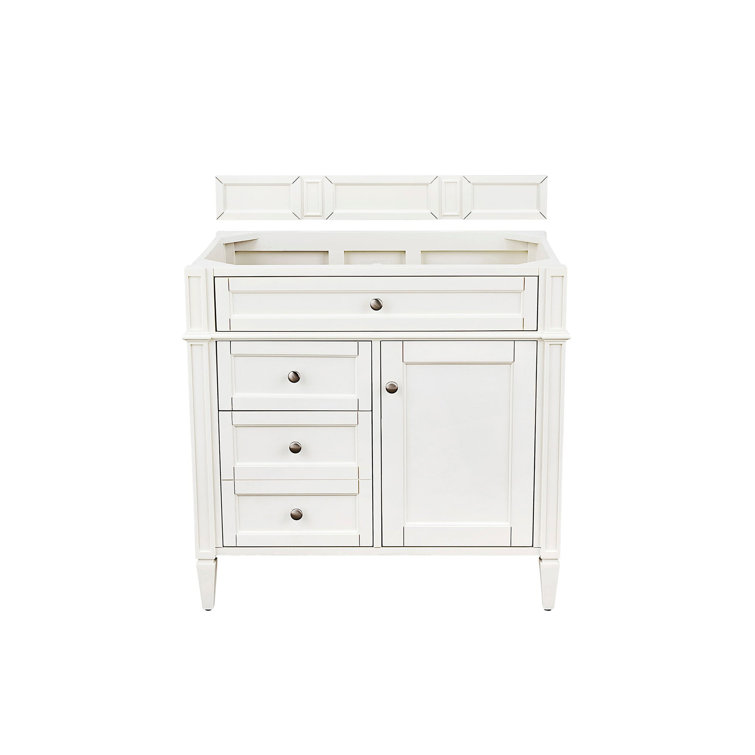 Bright White 36" Single Freestanding Bathroom Vanity