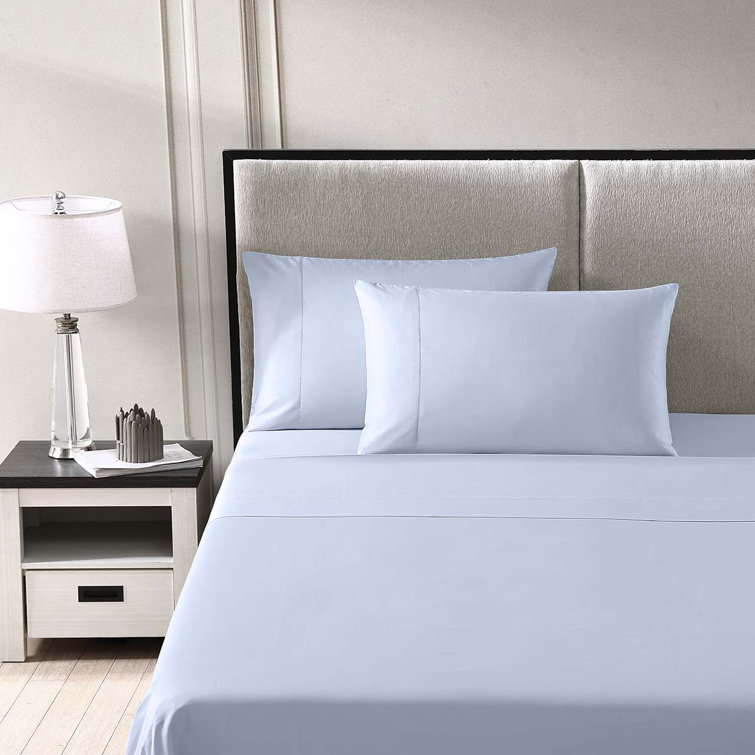 Queen White Egyptian Cotton Sateen Sheet Set