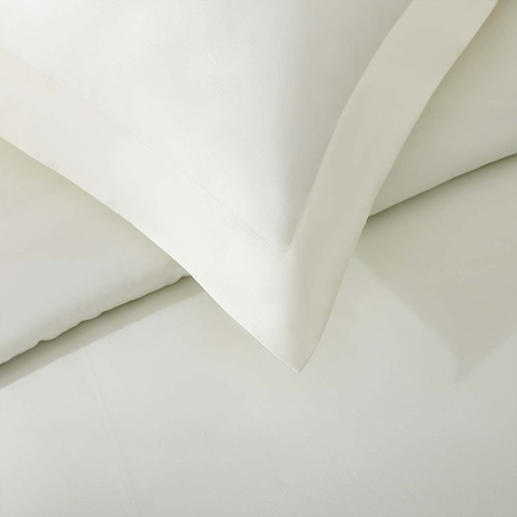 White Queen Ultra Sateen Cotton Duvet Cover Set