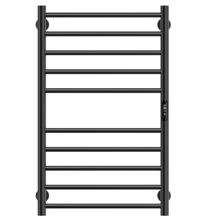 Wall Mount Electric Towel Warmer 10 Bars Heated Towel Rack