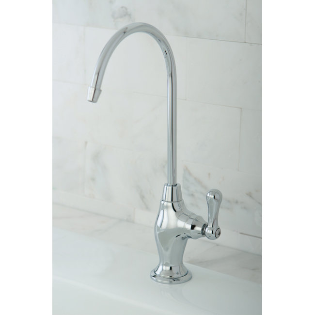 Elegant Restoration Single-Handle Polished Chrome Water Filtration Faucet