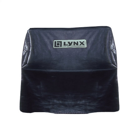 36-Inch Black Carbon Fiber Vinyl Grill Cover