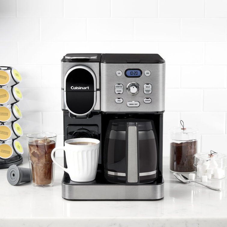Cuisinart 12-Cup Black and Silver Coffee and Tea Brewer