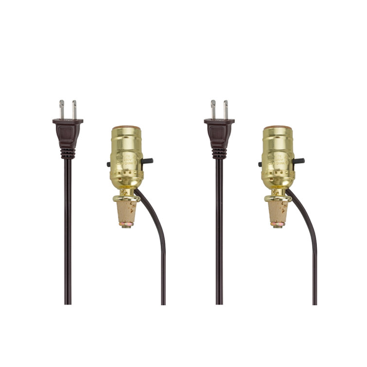 Polished Brass Clip-On Wine Bottle Lamp Kit Set