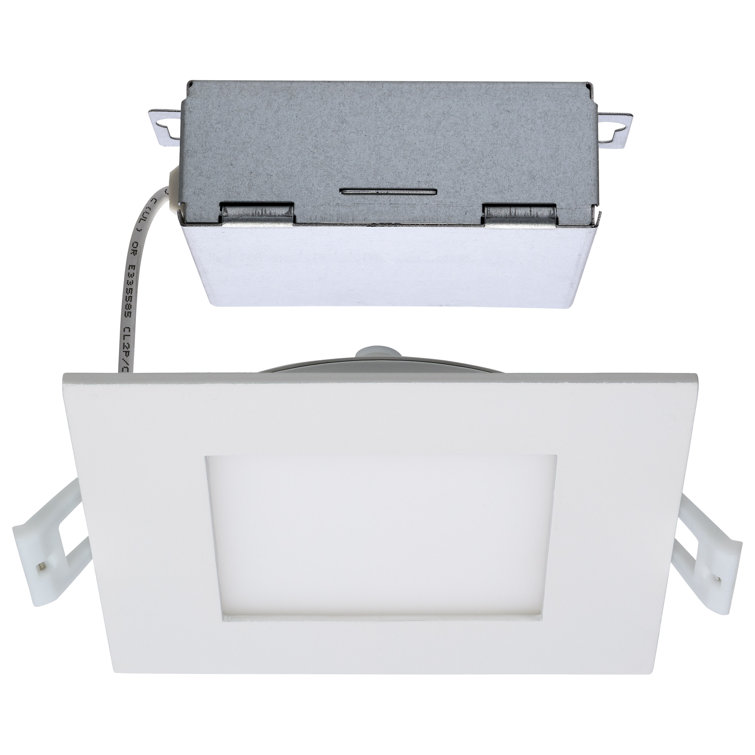 4.72'' White Aluminum LED Canless Recessed Lighting Kit