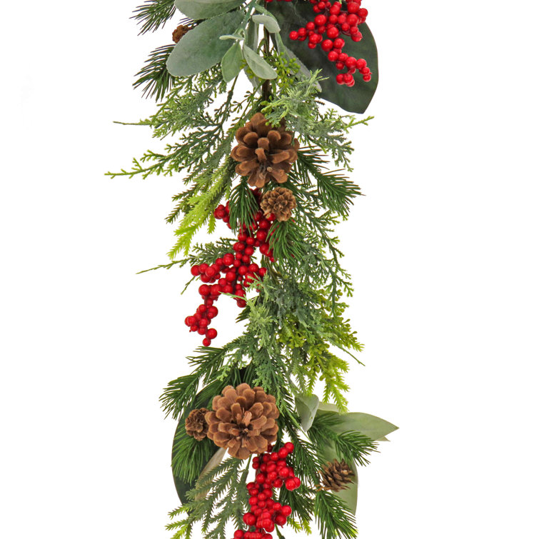 Evergreen Pinecone Elegance 9 ft. Winter Garland