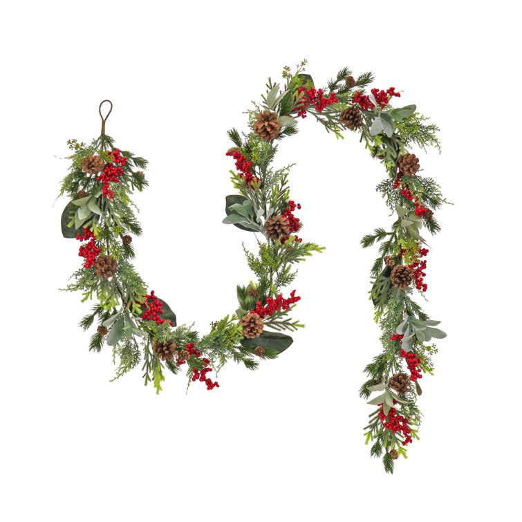 Evergreen Pinecone Elegance 9 ft. Winter Garland