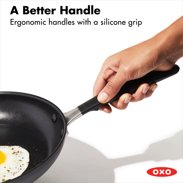 OXO 10-Piece Non-Stick Aluminum Cookware Set with Glass Lids