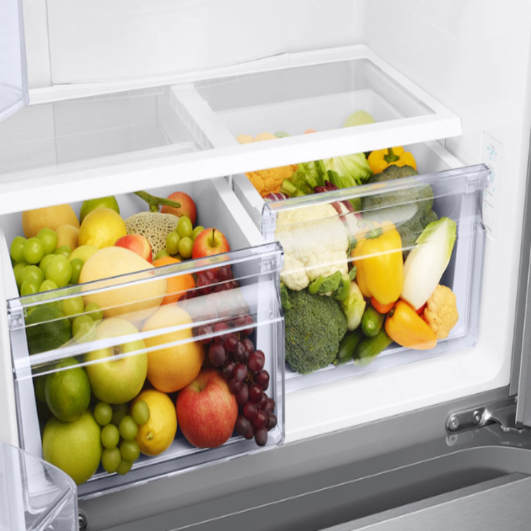 Stainless Steel Smart French Door Refrigerator with Ice Maker