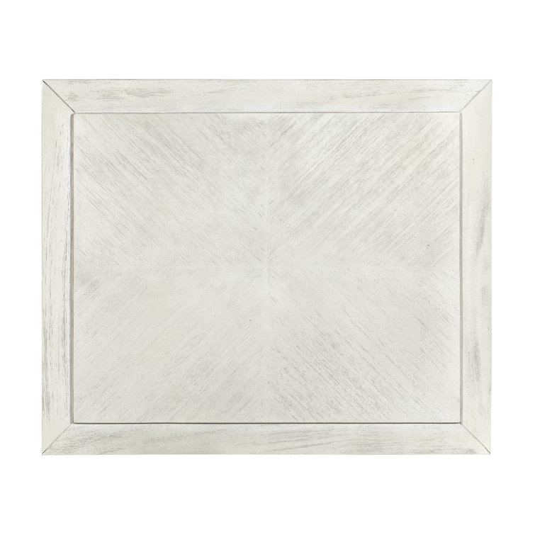 Soft White 1-Drawer Nightstand with Polished Nickel Hardware