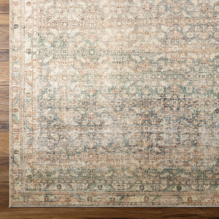 Marlene Sage and Brown Vintage Runner Area Rug