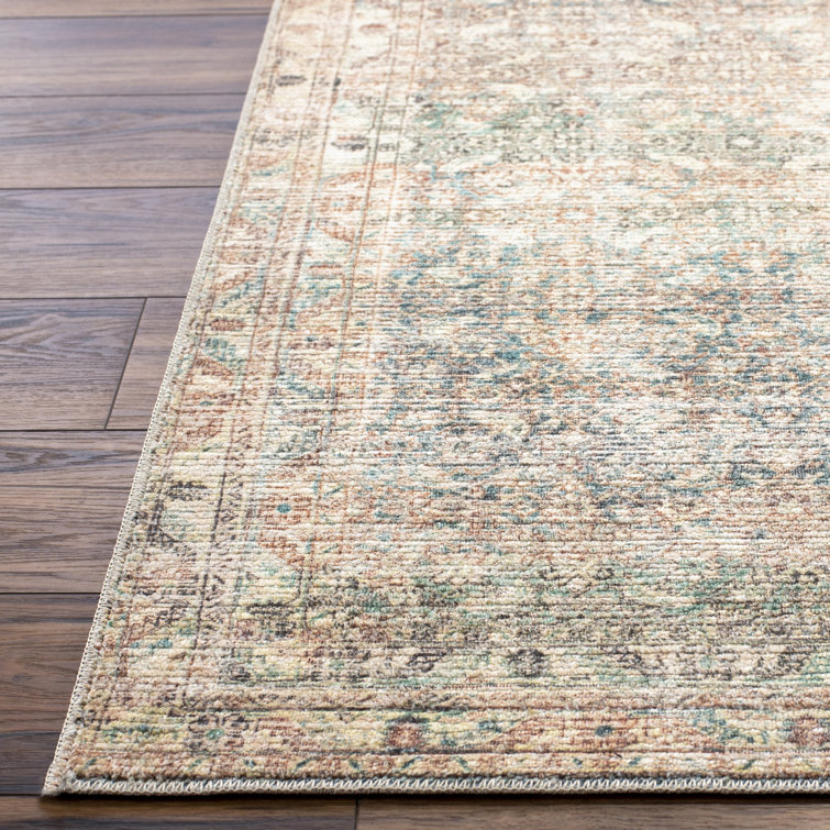 Marlene Sage and Brown Vintage Runner Area Rug