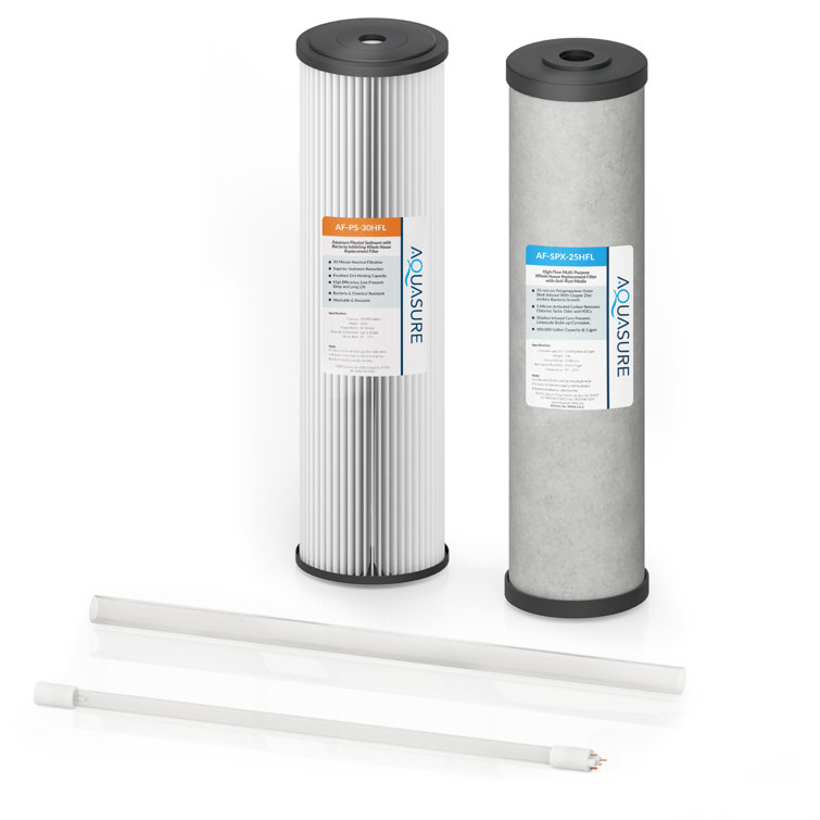 Aquasure Quantum Series Multi-Stage UV Water Filter Replacement Kit