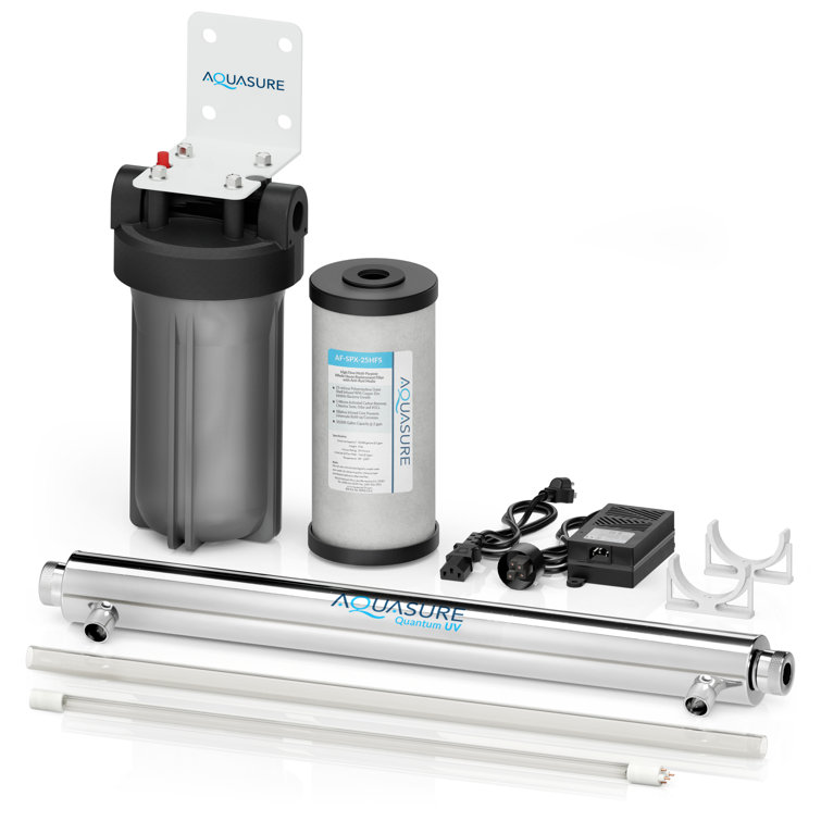 Aquasure 8 GPM UV-C Water Sterilizer System with Siliphos Pre-Filter