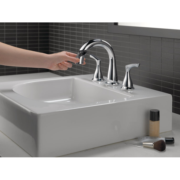 Broadmoor Chrome 8-Inch Widespread Double Handle Bathroom Faucet