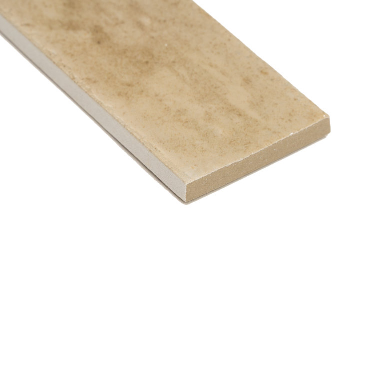 Beige Cream Glossy Porcelain Subway Wall Tile 2.5" x 9.5"